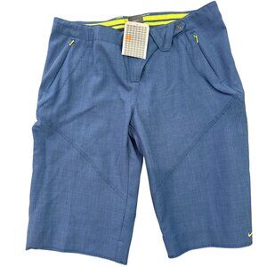 Women's Nike Activewear Blue Bermuda Shorts, size small